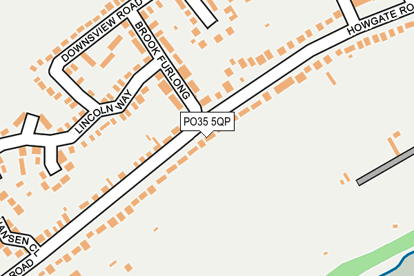 PO35 5QP map - OS OpenMap – Local (Ordnance Survey) PO35 5QP map - OS OpenMap – Local (Ordnance Survey)