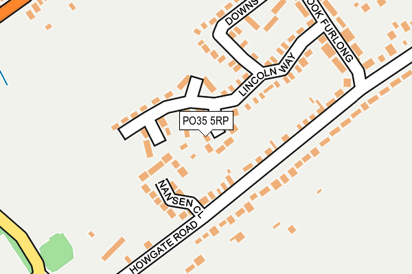 PO35 5RP map - OS OpenMap – Local (Ordnance Survey) PO35 5RP map - OS OpenMap – Local (Ordnance Survey)