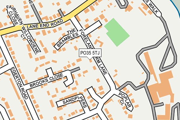 PO35 5TJ map - OS OpenMap – Local (Ordnance Survey) PO35 5TJ map - OS OpenMap – Local (Ordnance Survey)