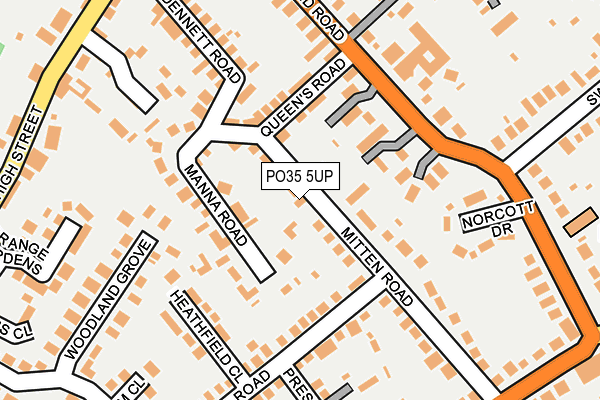 PO35 5UP map - OS OpenMap – Local (Ordnance Survey) PO35 5UP map - OS OpenMap – Local (Ordnance Survey)