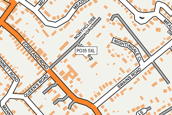 PO35 5XL map - OS OpenMap – Local (Ordnance Survey) PO35 5XL map - OS OpenMap – Local (Ordnance Survey)