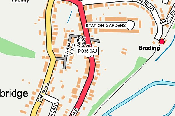 PO36 0AJ map - OS OpenMap – Local (Ordnance Survey) PO36 0AJ map - OS OpenMap – Local (Ordnance Survey)