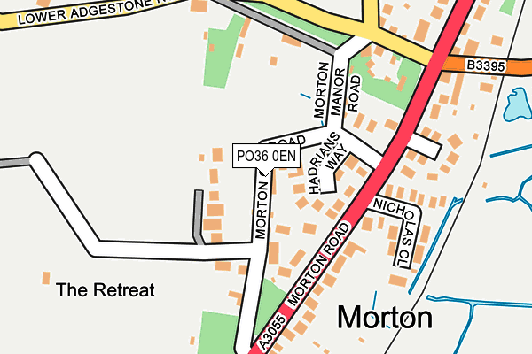 PO36 0EN map - OS OpenMap – Local (Ordnance Survey) PO36 0EN map - OS OpenMap – Local (Ordnance Survey)
