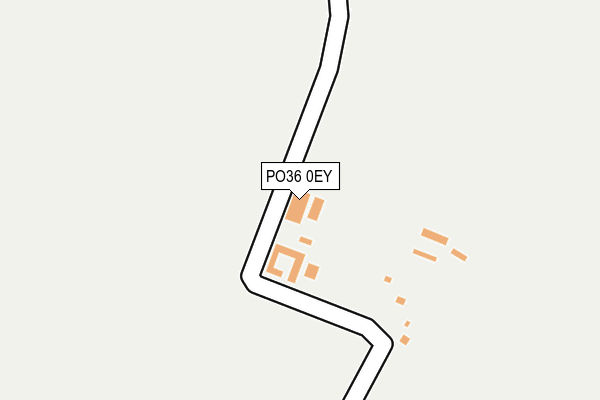 PO36 0EY map - OS OpenMap – Local (Ordnance Survey)
