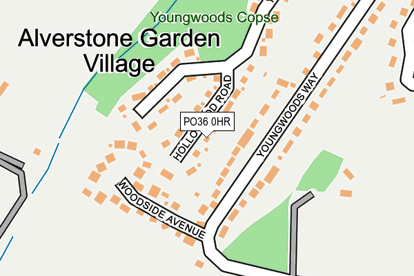 PO36 0HR map - OS OpenMap – Local (Ordnance Survey) PO36 0HR map - OS OpenMap – Local (Ordnance Survey)
