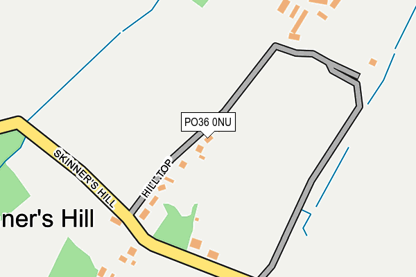 PO36 0NU map - OS OpenMap – Local (Ordnance Survey) PO36 0NU map - OS OpenMap – Local (Ordnance Survey)