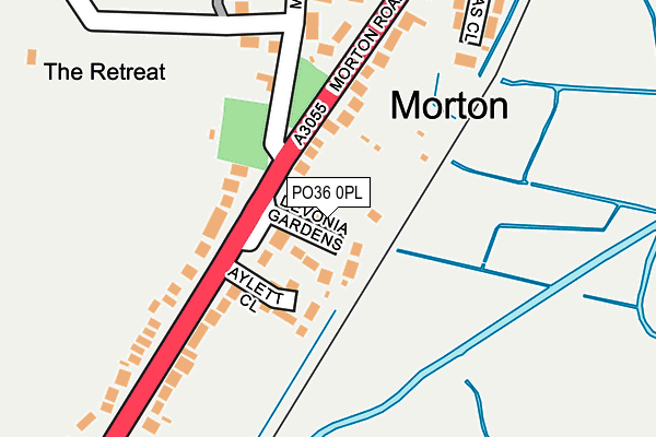 PO36 0PL map - OS OpenMap – Local (Ordnance Survey) PO36 0PL map - OS OpenMap – Local (Ordnance Survey)