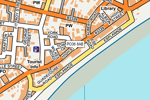 PO36 8AB map - OS OpenMap – Local (Ordnance Survey) PO36 8AB map - OS OpenMap – Local (Ordnance Survey)