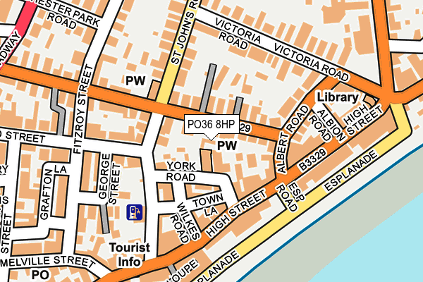PO36 8HP map - OS OpenMap – Local (Ordnance Survey) PO36 8HP map - OS OpenMap – Local (Ordnance Survey)