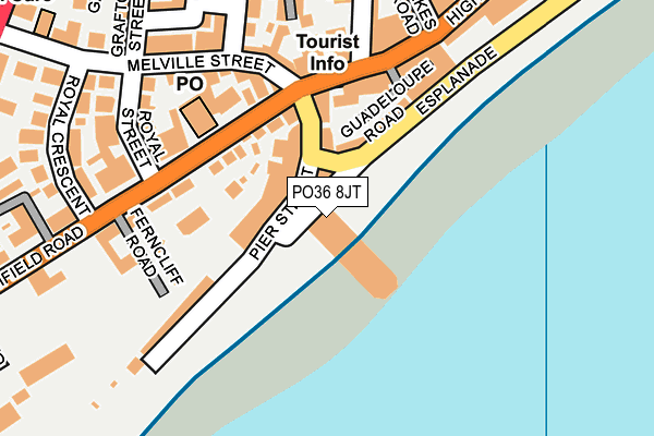 PO36 8JT map - OS OpenMap – Local (Ordnance Survey) PO36 8JT map - OS OpenMap – Local (Ordnance Survey)