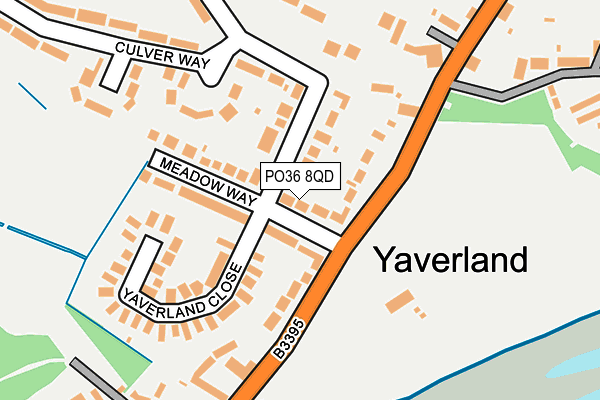 PO36 8QD map - OS OpenMap – Local (Ordnance Survey) PO36 8QD map - OS OpenMap – Local (Ordnance Survey)