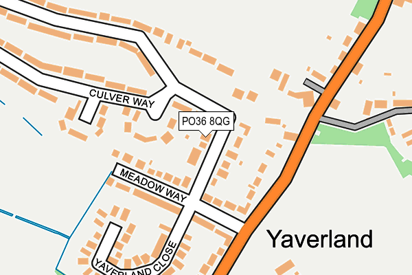 PO36 8QG map - OS OpenMap – Local (Ordnance Survey) PO36 8QG map - OS OpenMap – Local (Ordnance Survey)