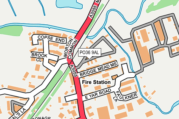 PO36 9AL map - OS OpenMap – Local (Ordnance Survey) PO36 9AL map - OS OpenMap – Local (Ordnance Survey)