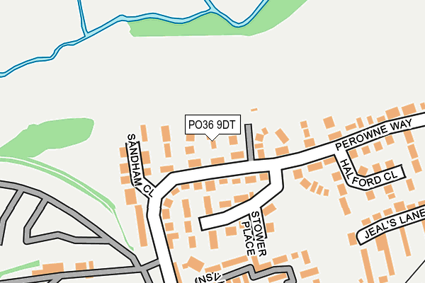 PO36 9DT map - OS OpenMap – Local (Ordnance Survey) PO36 9DT map - OS OpenMap – Local (Ordnance Survey)