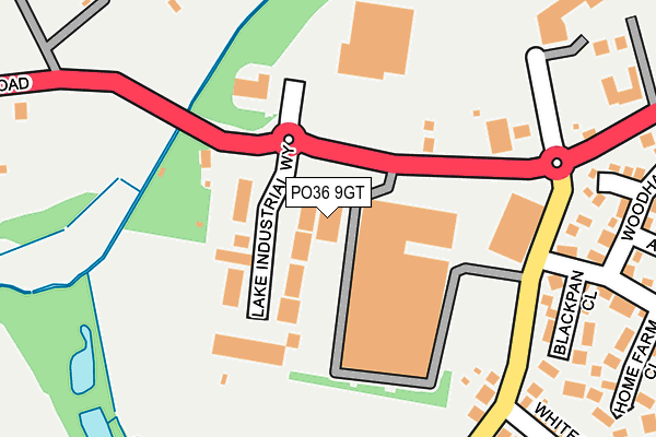 PO36 9GT map - OS OpenMap – Local (Ordnance Survey) PO36 9GT map - OS OpenMap – Local (Ordnance Survey)