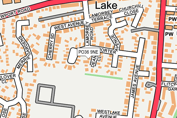 PO36 9NE map - OS OpenMap – Local (Ordnance Survey) PO36 9NE map - OS OpenMap – Local (Ordnance Survey)