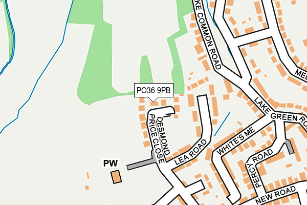 PO36 9PB map - OS OpenMap – Local (Ordnance Survey) PO36 9PB map - OS OpenMap – Local (Ordnance Survey)