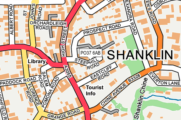 PO37 6AB map - OS OpenMap – Local (Ordnance Survey) PO37 6AB map - OS OpenMap – Local (Ordnance Survey)