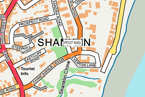 PO37 6AG map - OS OpenMap – Local (Ordnance Survey) PO37 6AG map - OS OpenMap – Local (Ordnance Survey)