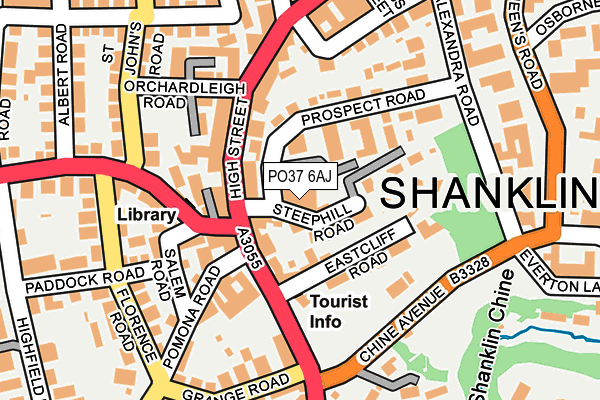 PO37 6AJ map - OS OpenMap – Local (Ordnance Survey) PO37 6AJ map - OS OpenMap – Local (Ordnance Survey)