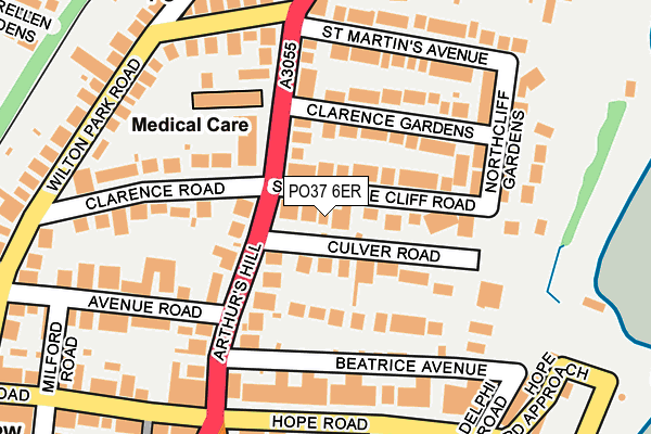 PO37 6ER map - OS OpenMap – Local (Ordnance Survey) PO37 6ER map - OS OpenMap – Local (Ordnance Survey)