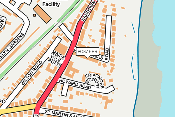 PO37 6HR map - OS OpenMap – Local (Ordnance Survey) PO37 6HR map - OS OpenMap – Local (Ordnance Survey)