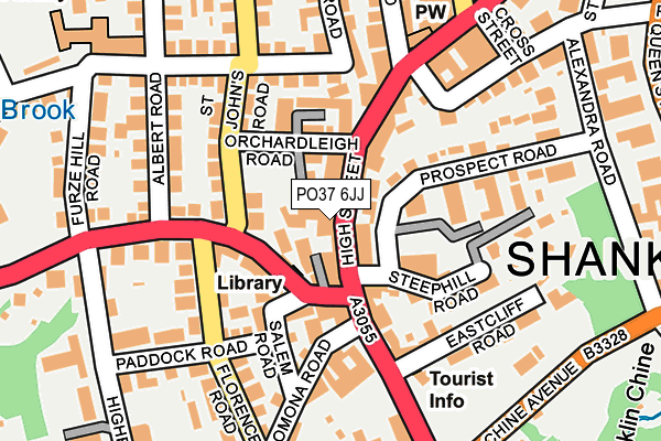 PO37 6JJ map - OS OpenMap – Local (Ordnance Survey) PO37 6JJ map - OS OpenMap – Local (Ordnance Survey)