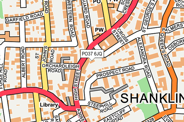 PO37 6JQ map - OS OpenMap – Local (Ordnance Survey) PO37 6JQ map - OS OpenMap – Local (Ordnance Survey)