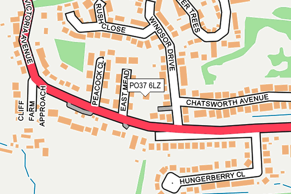 PO37 6LZ map - OS OpenMap – Local (Ordnance Survey) PO37 6LZ map - OS OpenMap – Local (Ordnance Survey)