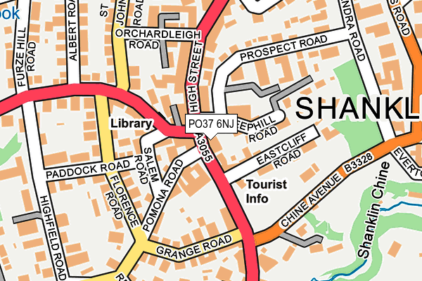 PO37 6NJ map - OS OpenMap – Local (Ordnance Survey) PO37 6NJ map - OS OpenMap – Local (Ordnance Survey)