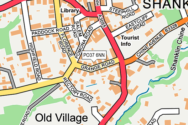 PO37 6NN map - OS OpenMap – Local (Ordnance Survey) PO37 6NN map - OS OpenMap – Local (Ordnance Survey)