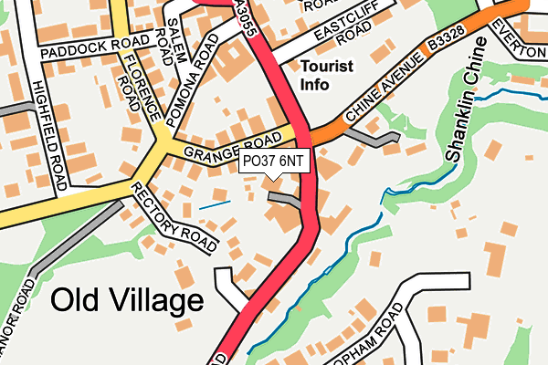 PO37 6NT map - OS OpenMap – Local (Ordnance Survey) PO37 6NT map - OS OpenMap – Local (Ordnance Survey)