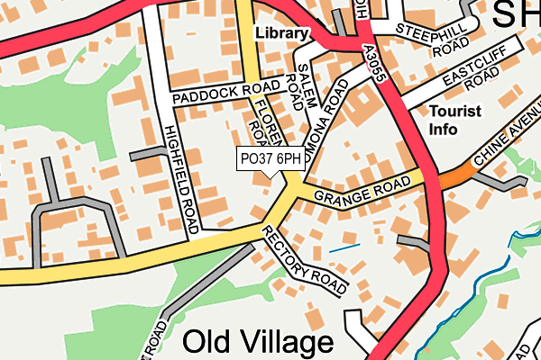 PO37 6PH map - OS OpenMap – Local (Ordnance Survey) PO37 6PH map - OS OpenMap – Local (Ordnance Survey)