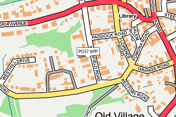 PO37 6PP map - OS OpenMap – Local (Ordnance Survey) PO37 6PP map - OS OpenMap – Local (Ordnance Survey)