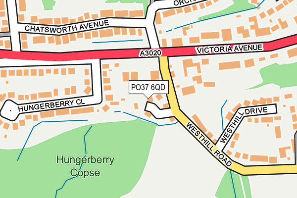 PO37 6QD map - OS OpenMap – Local (Ordnance Survey) PO37 6QD map - OS OpenMap – Local (Ordnance Survey)