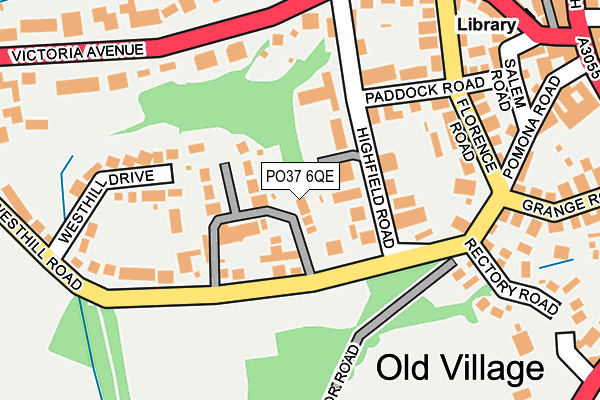 PO37 6QE map - OS OpenMap – Local (Ordnance Survey) PO37 6QE map - OS OpenMap – Local (Ordnance Survey)