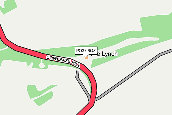 PO37 6QZ map - OS OpenMap – Local (Ordnance Survey) PO37 6QZ map - OS OpenMap – Local (Ordnance Survey)