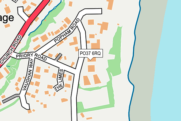 PO37 6RQ map - OS OpenMap – Local (Ordnance Survey) PO37 6RQ map - OS OpenMap – Local (Ordnance Survey)