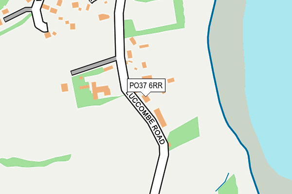 PO37 6RR map - OS OpenMap – Local (Ordnance Survey) PO37 6RR map - OS OpenMap – Local (Ordnance Survey)