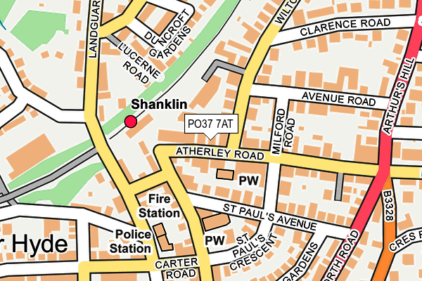 PO37 7AT map - OS OpenMap – Local (Ordnance Survey) PO37 7AT map - OS OpenMap – Local (Ordnance Survey)