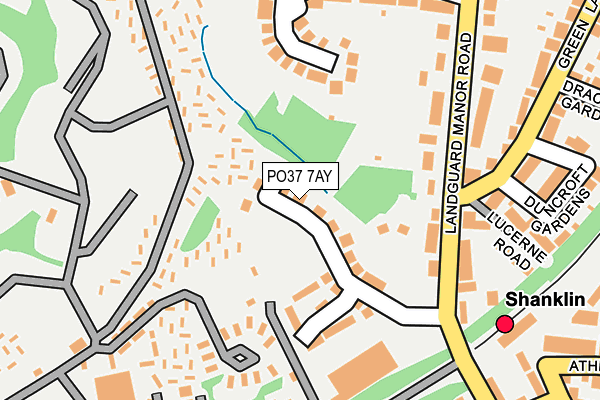 PO37 7AY map - OS OpenMap – Local (Ordnance Survey) PO37 7AY map - OS OpenMap – Local (Ordnance Survey)