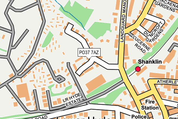 PO37 7AZ map - OS OpenMap – Local (Ordnance Survey) PO37 7AZ map - OS OpenMap – Local (Ordnance Survey)