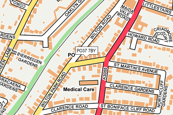 PO37 7BY map - OS OpenMap – Local (Ordnance Survey) PO37 7BY map - OS OpenMap – Local (Ordnance Survey)