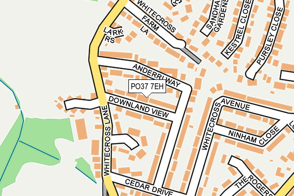 PO37 7EH map - OS OpenMap – Local (Ordnance Survey) PO37 7EH map - OS OpenMap – Local (Ordnance Survey)