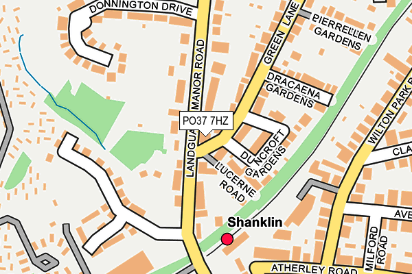 PO37 7HZ map - OS OpenMap – Local (Ordnance Survey)