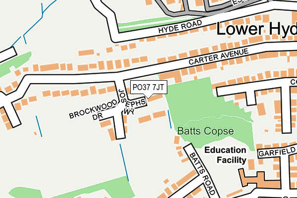PO37 7JT map - OS OpenMap – Local (Ordnance Survey) PO37 7JT map - OS OpenMap – Local (Ordnance Survey)