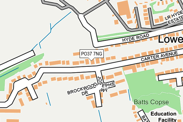 PO37 7NG map - OS OpenMap – Local (Ordnance Survey) PO37 7NG map - OS OpenMap – Local (Ordnance Survey)