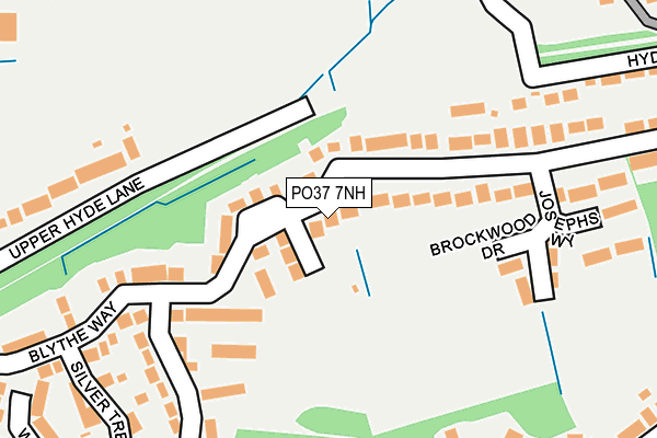 PO37 7NH map - OS OpenMap – Local (Ordnance Survey) PO37 7NH map - OS OpenMap – Local (Ordnance Survey)