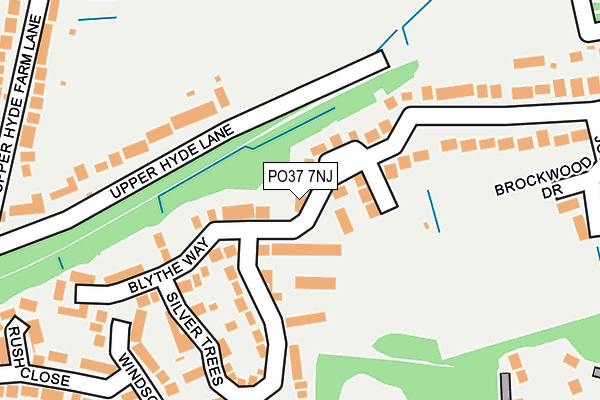 PO37 7NJ map - OS OpenMap – Local (Ordnance Survey) PO37 7NJ map - OS OpenMap – Local (Ordnance Survey)