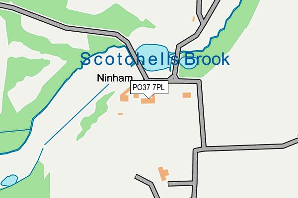 PO37 7PL map - OS OpenMap – Local (Ordnance Survey) PO37 7PL map - OS OpenMap – Local (Ordnance Survey)